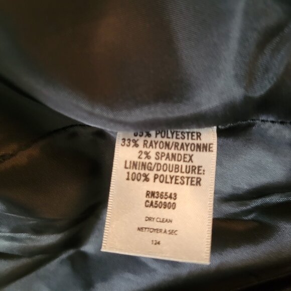 Van Heusen Studio Stretch Brown Plaid Lined Fitted Vest Size Med - Picture 4 of 8